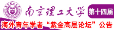 我要尻逼com南京理工大学第十四届海外青年学者紫金论坛诚邀海内外英才！